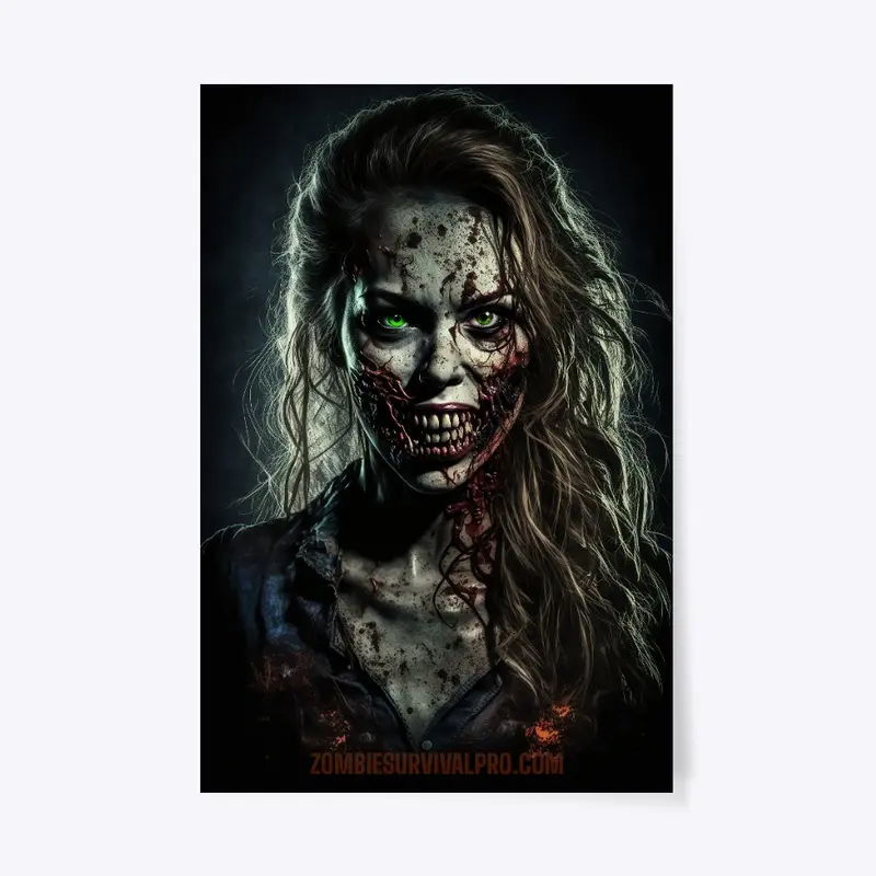 Zombie Girl Smiling